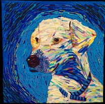 'Van Gogh Dog' Christina Blais, Stratford CT, USA
